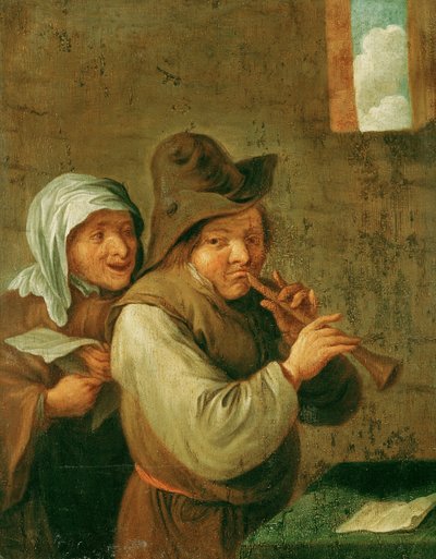 The Old Couple by Adriaen Jansz. van Ostade